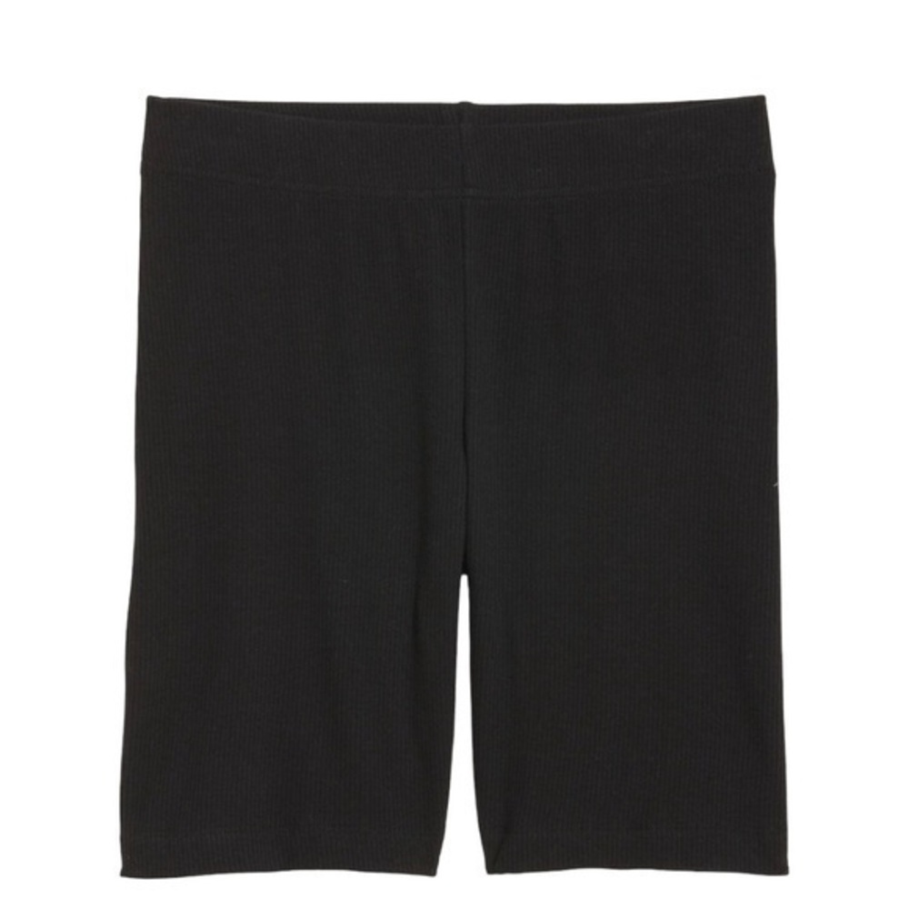 NWT Old Navy Black Ribbed High Rise Long Bike Short Size Small